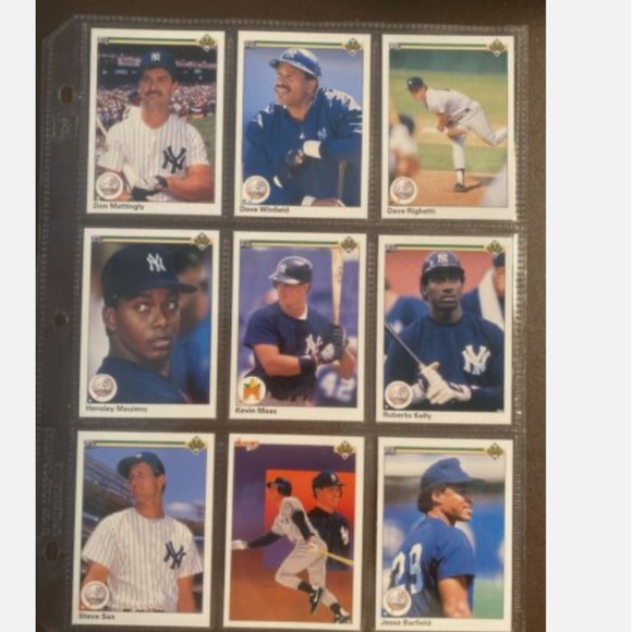 MLB 1990 UPPER DECK complete set trading ca4ds - Picture 3 of 3